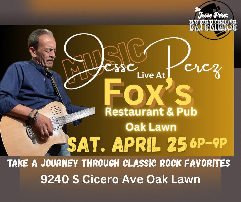 Fox’s Restaurant & Pub – Oak Lawn - Saturday, April 25, 2026 at 6 PM – 9 PM